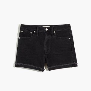 Madewell High-rise Denim Shorts in Lunar Wash